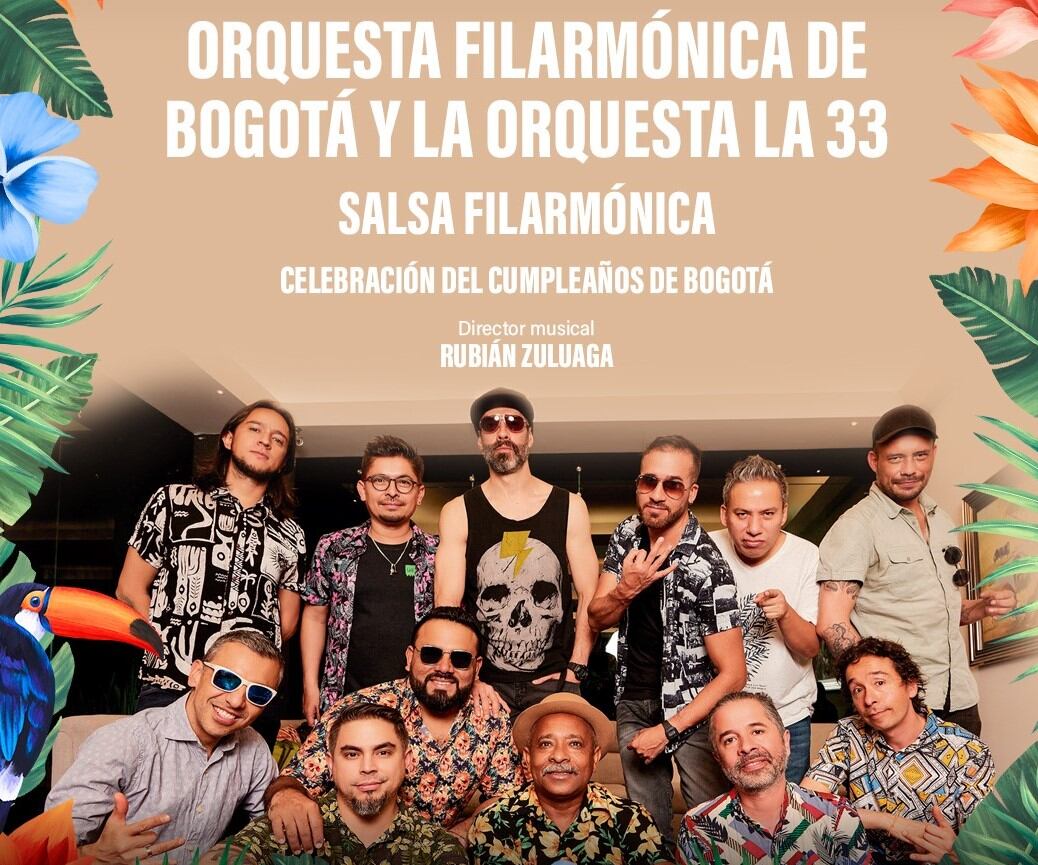 Salsa Filarmónica el 5 y 6 de agosto. Foto: (Facebook / @La-33)