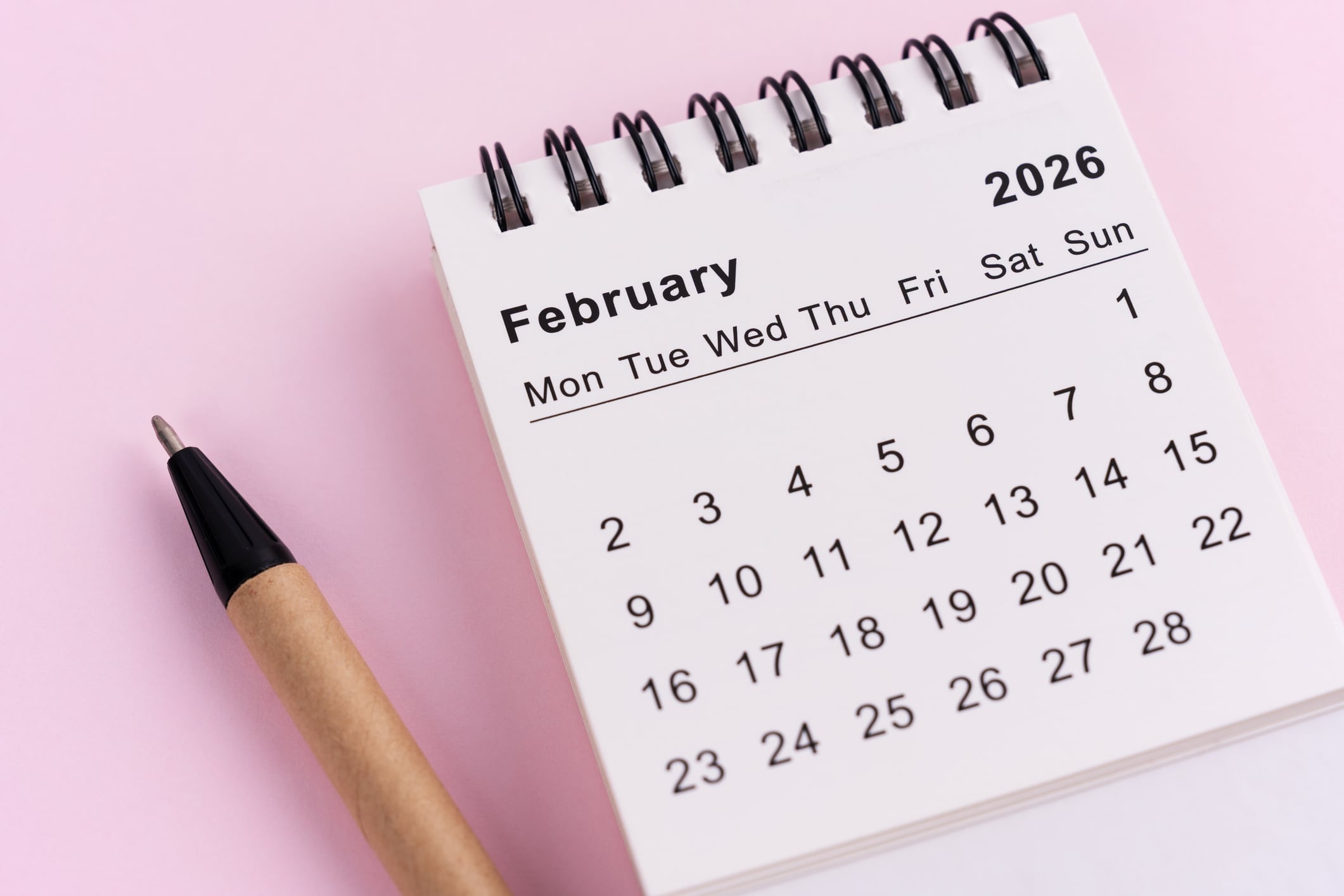 Calendario de febrero 2026. Foto: Getty Images