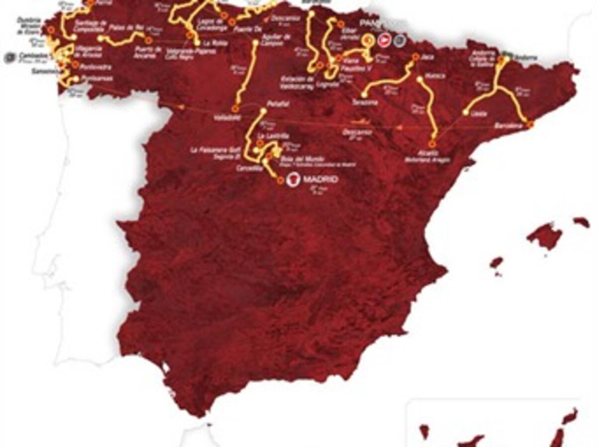 Con seis ciclistas colombianos, comienza la Vuelta a España
