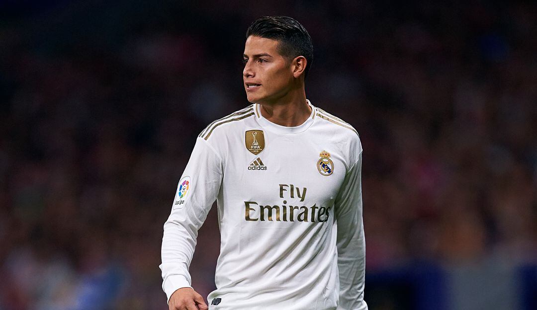 James Rodríguez en la temporada 2019-2020 con el Real Madrid