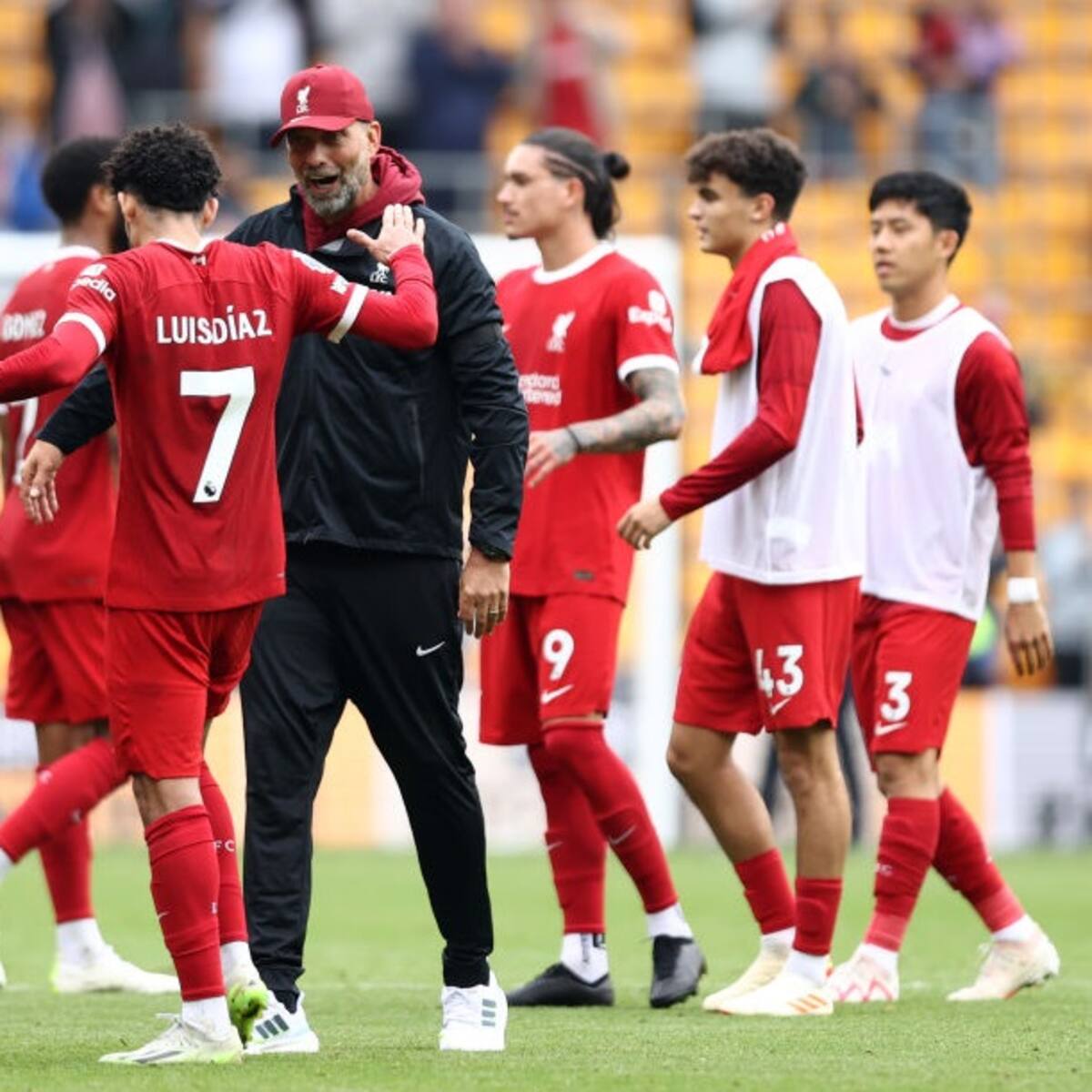 Liverpool, con Luis Díaz en la cancha, remonta un complicado juego ante Wolverhampton
