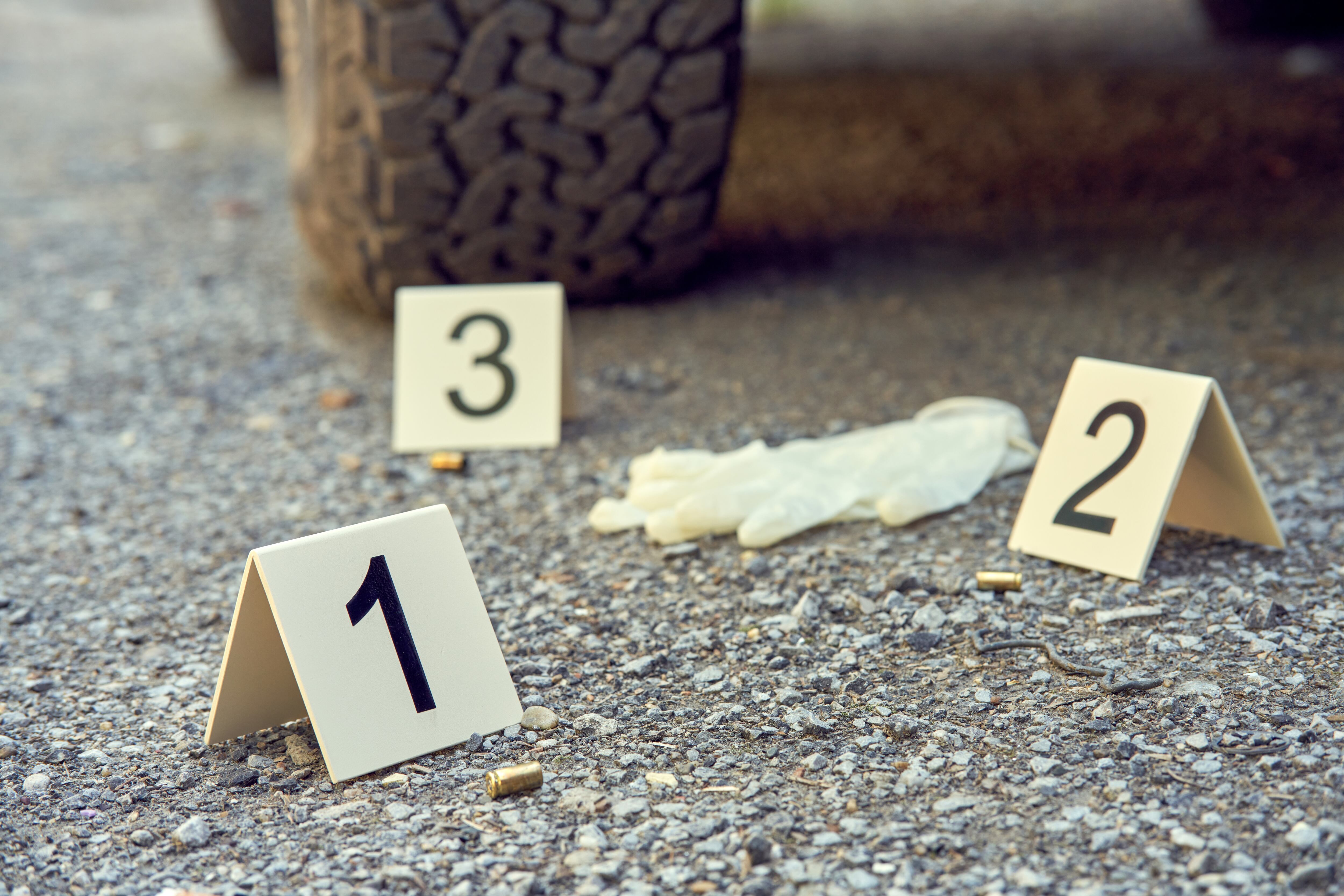 crime scene shootout