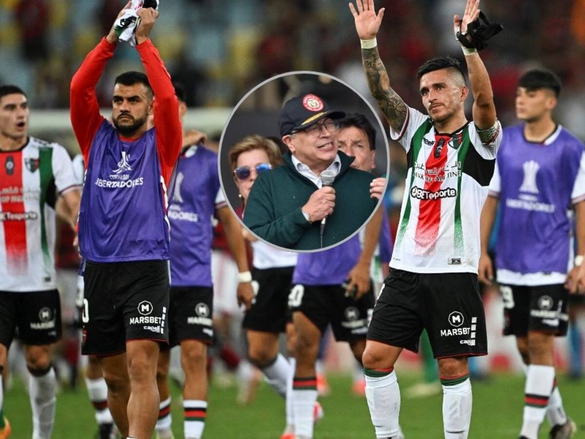 Mensaje de Gustavo Petro en la previa del duelo Millonarios Vs. Palestino por Libertadores