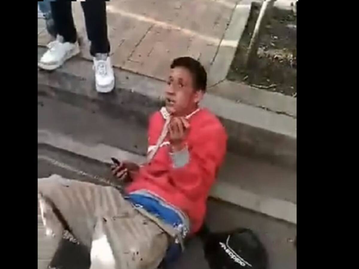 (Video) Vecinos del barrio Madelena la emprenden contra presunto ladrón
