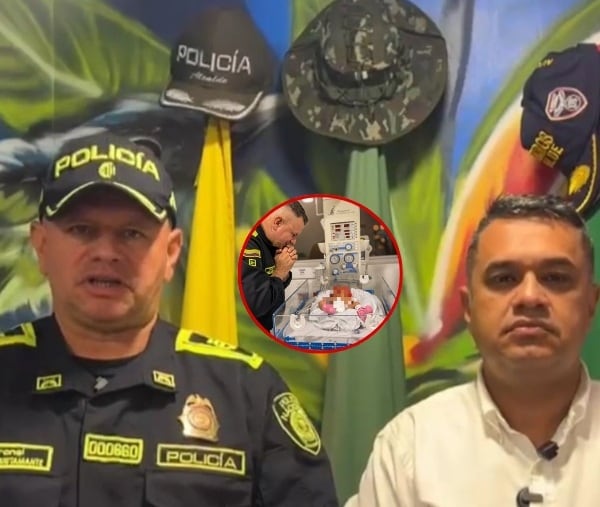 Comandante de la Policía, Quindío y alcalde de Montenegro. Foto: Cortesía Policía Quindío