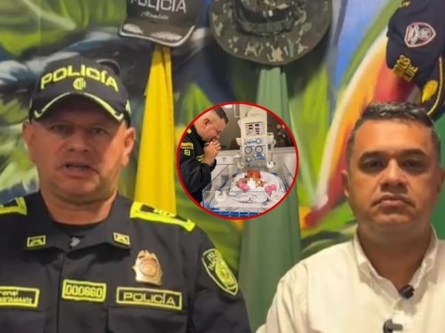 Comandante de la Policía, Quindío y alcalde de Montenegro. Foto: Cortesía Policía Quindío