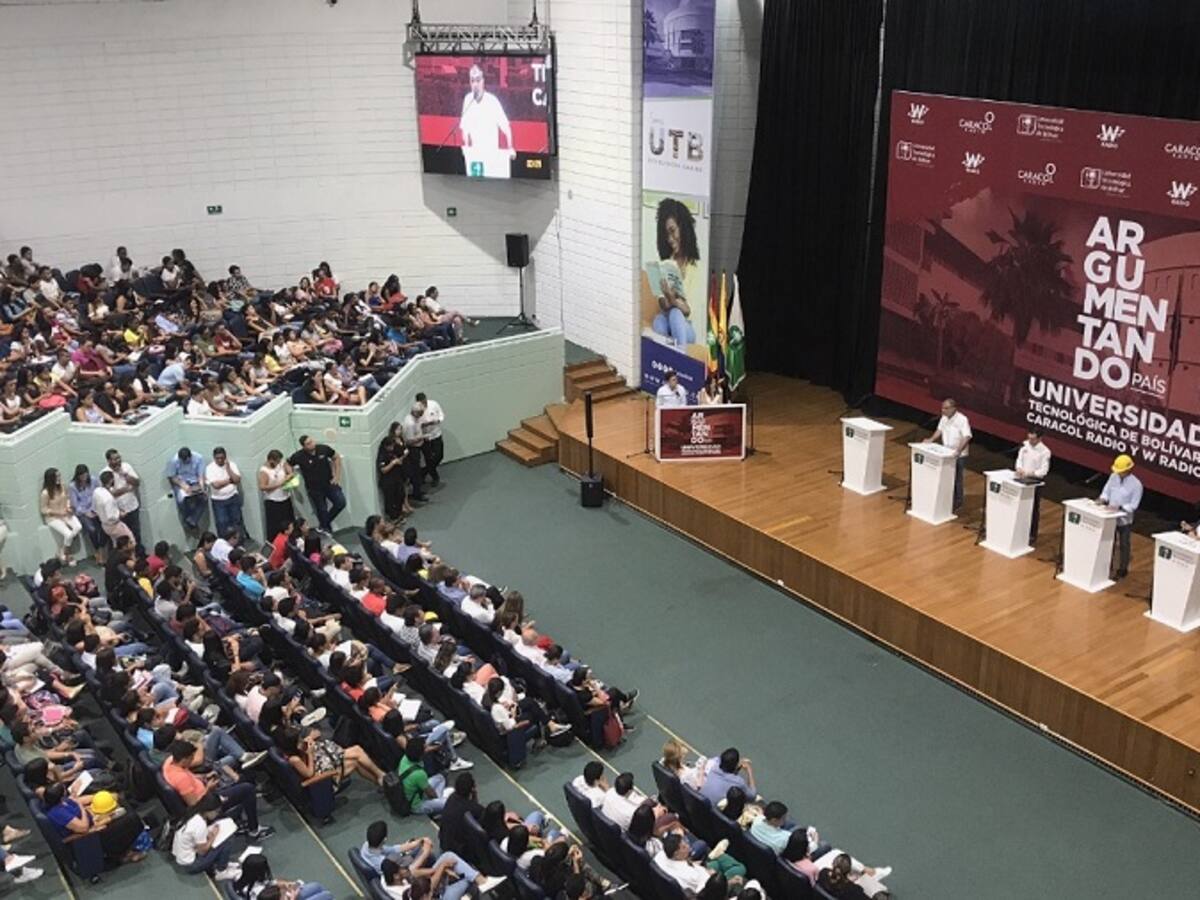 Este miércoles Gran Encuentro de Candidatos por Cartagena de la UTB y Caracol Radio