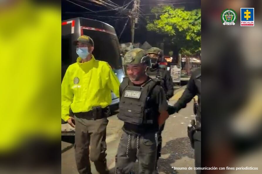 Juan Gabriel Vera Fernández, hermano de alias 'Iván Mordisco'. Foto: Fiscalía.