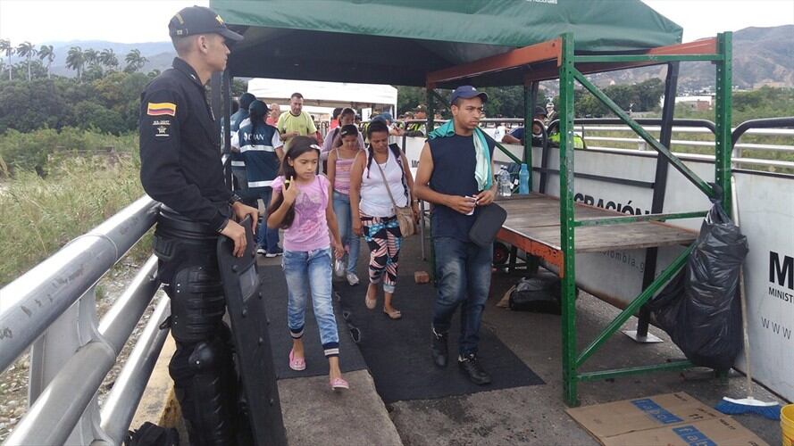 Tensión en la frontera Colombo-venezolana por la realización de la Constituyente . Foto: La W/ Audrey Karina Carrillo Álvarez.
