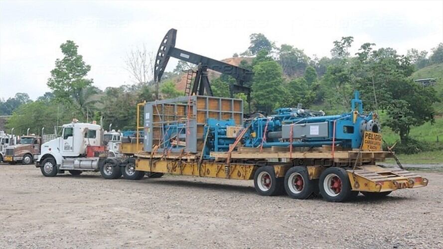 Llegó desde EEUU el equipo que sellará el afloramiento de crudo en Barrancabermeja. Foto: Colprensa