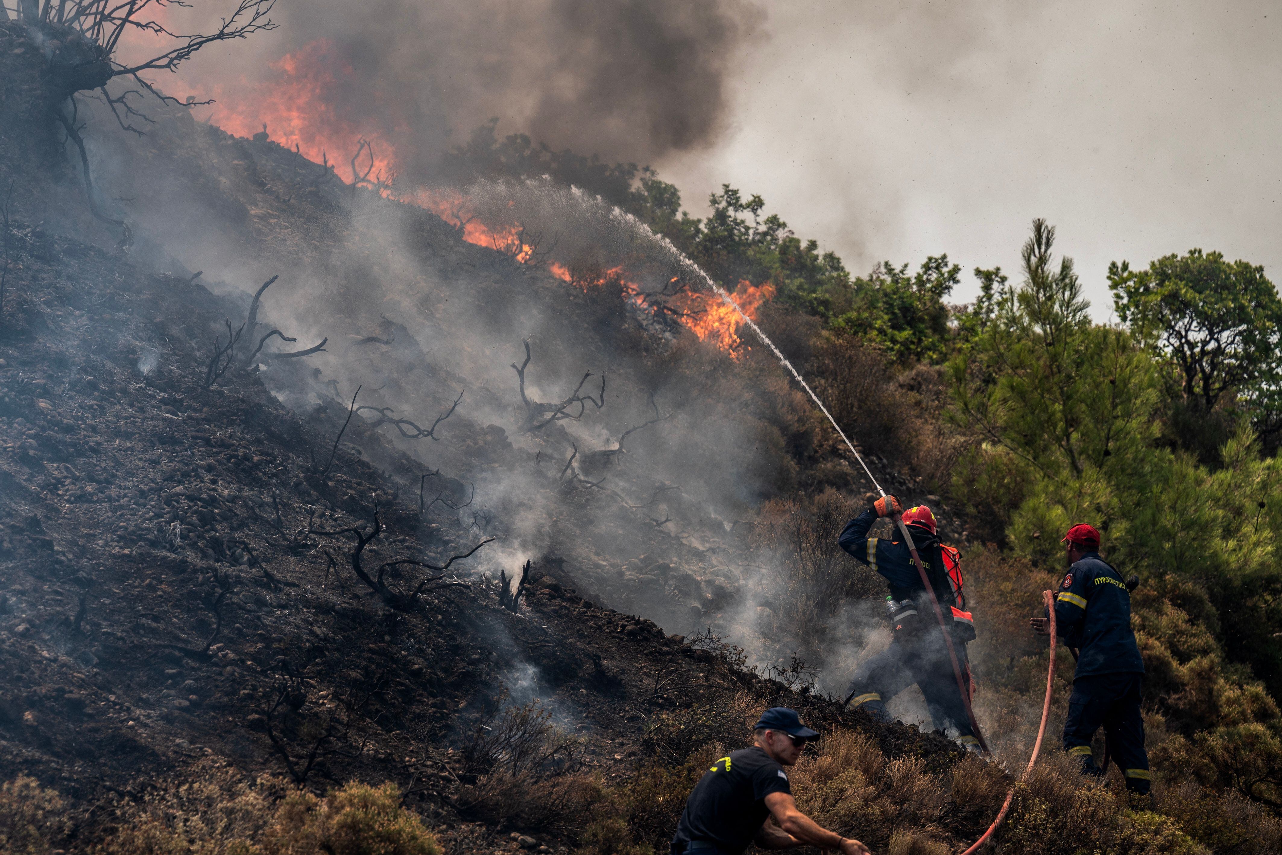 Incendios en Grecia. 
(Foto:    ANGELOS TZORTZINIS/AFP via Getty Images)