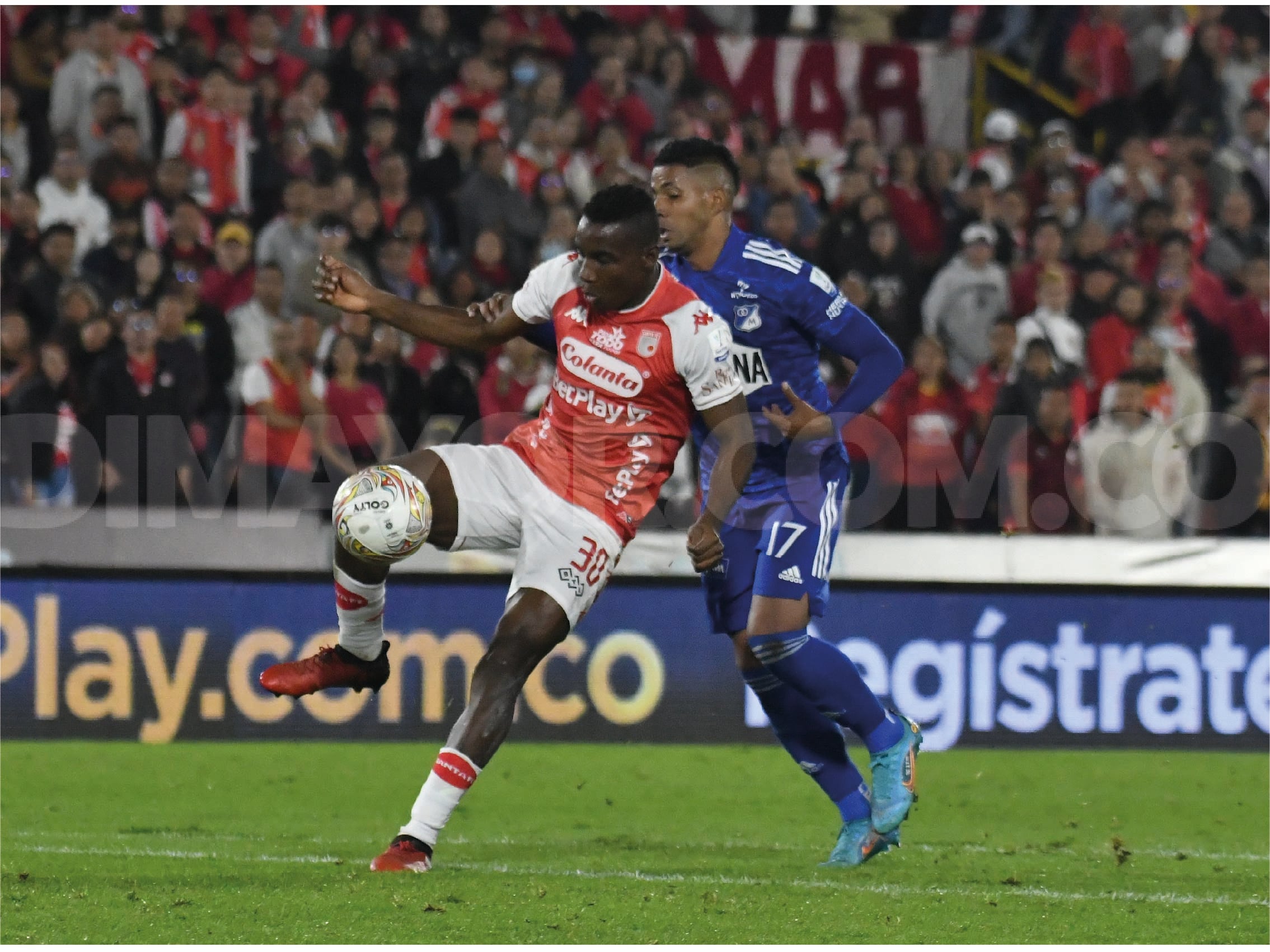 Santa Fe logró una épica remontada frente a Millonarios / Dimayor