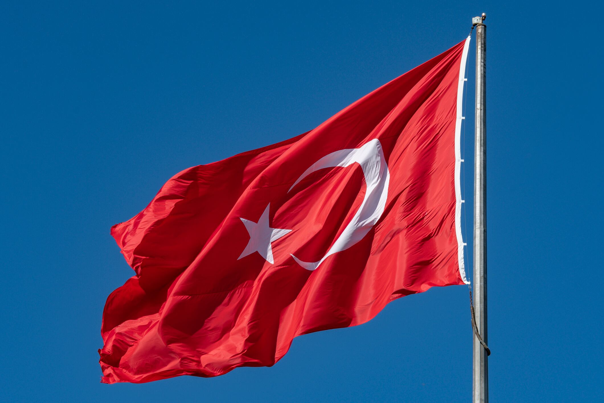 Bandera Turquía. Foto: Getty Images.