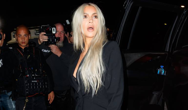 Kim Kardashian en Nueva York.