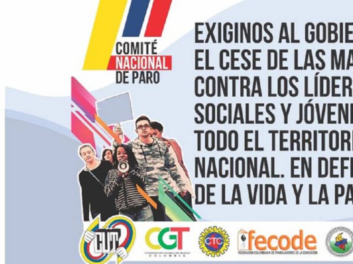 Centrales obreras en Cali y Valle se unen hoy a la gran caravana nacional