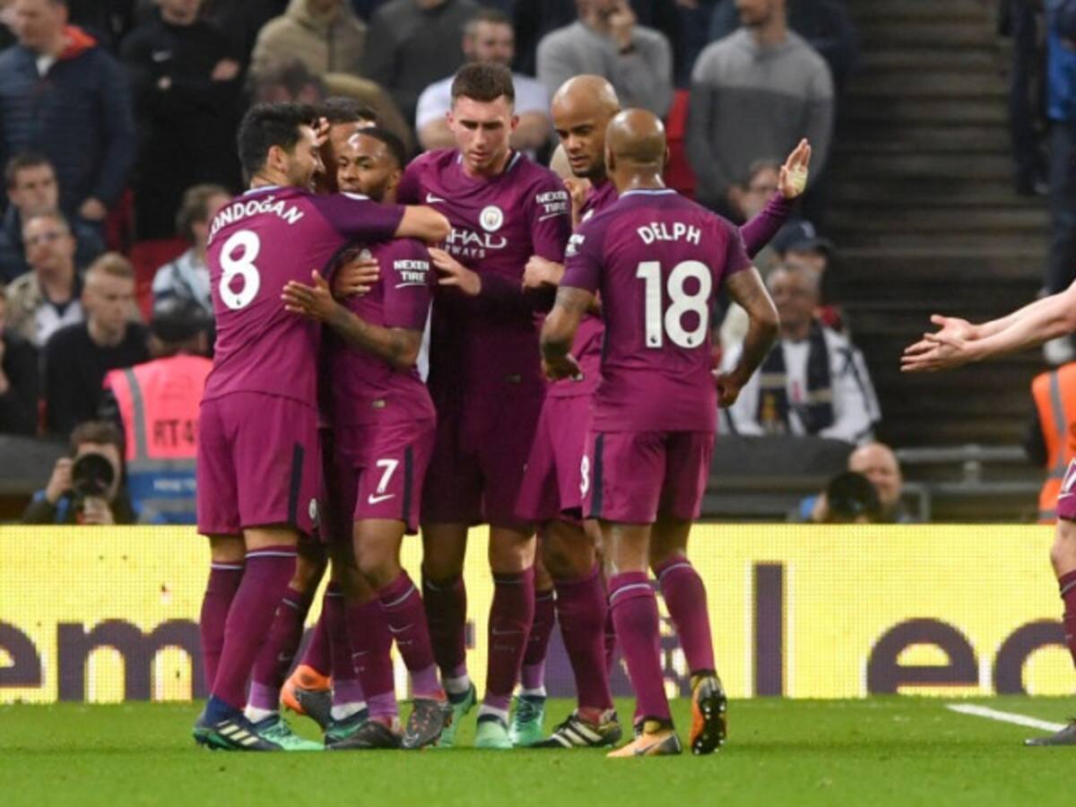 El City derrota 1-3 al Tottenham de Dávinson y queda muy cerca del título