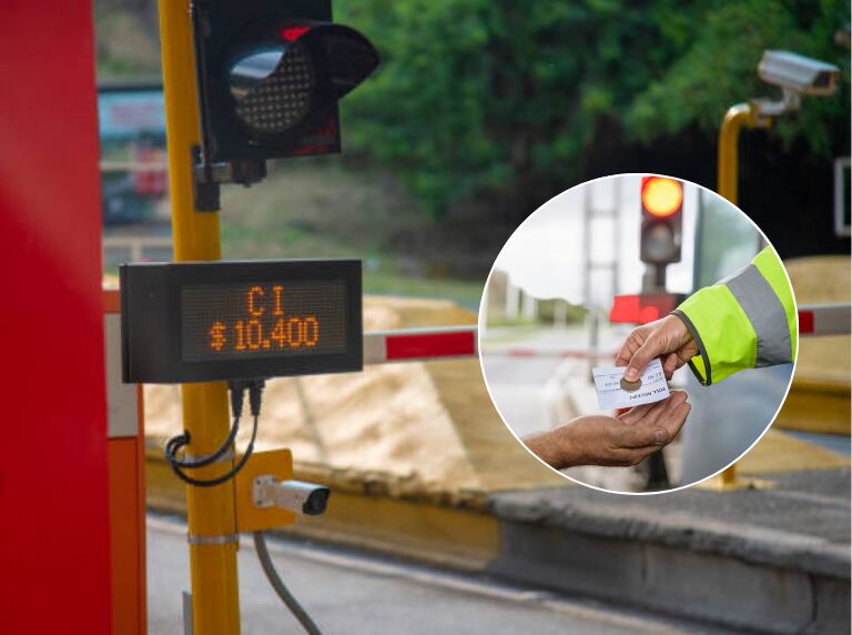 Peaje en Colombia / Persona pagando la tarifa de un peaje (Getty Images)
