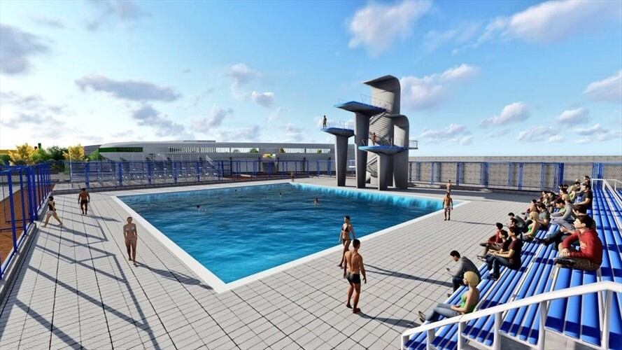 Adjudicaron seis escenarios para los Juegos Bolivarianos. Foto: Fotos Alcaldía --- Patinodromo y Parque Acuático