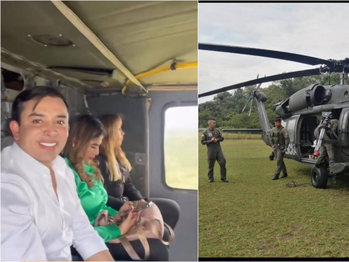 Polémica por uso de helicóptero oficial