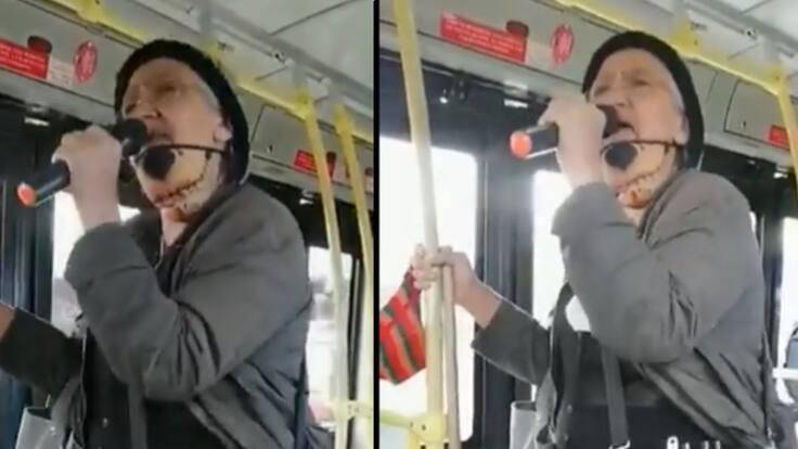 ‘Cindy sin dientes’, la abuela rapera que entretiene en Transmilenio