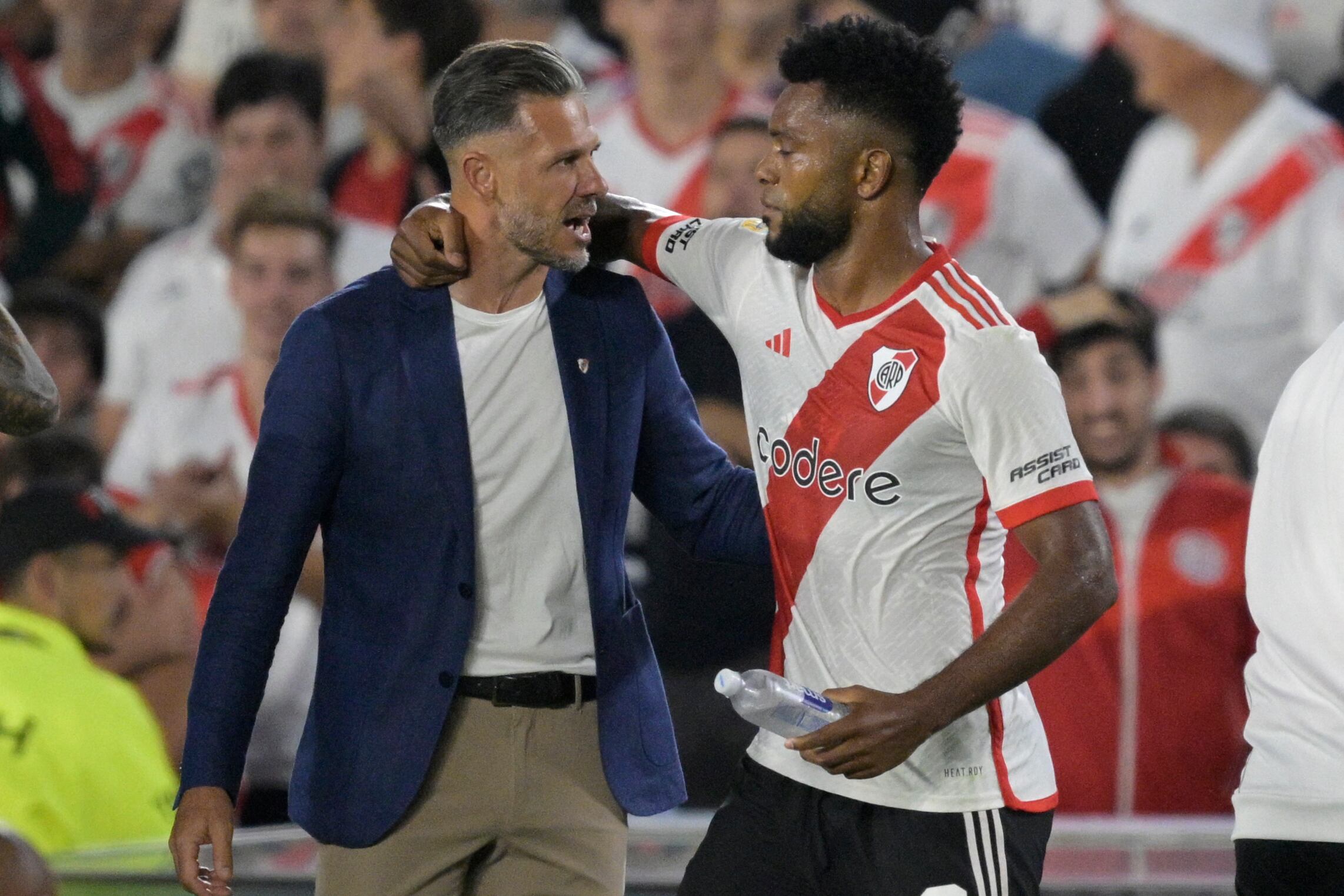 Miguel Ángel Borja convirtió más de 30 goles bajo la era de Demichellis. (Photo by JUAN MABROMATA/AFP via Getty Images)