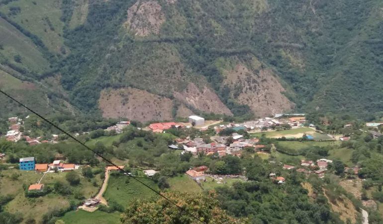 Sector El Llano en Marmato, Caldas.