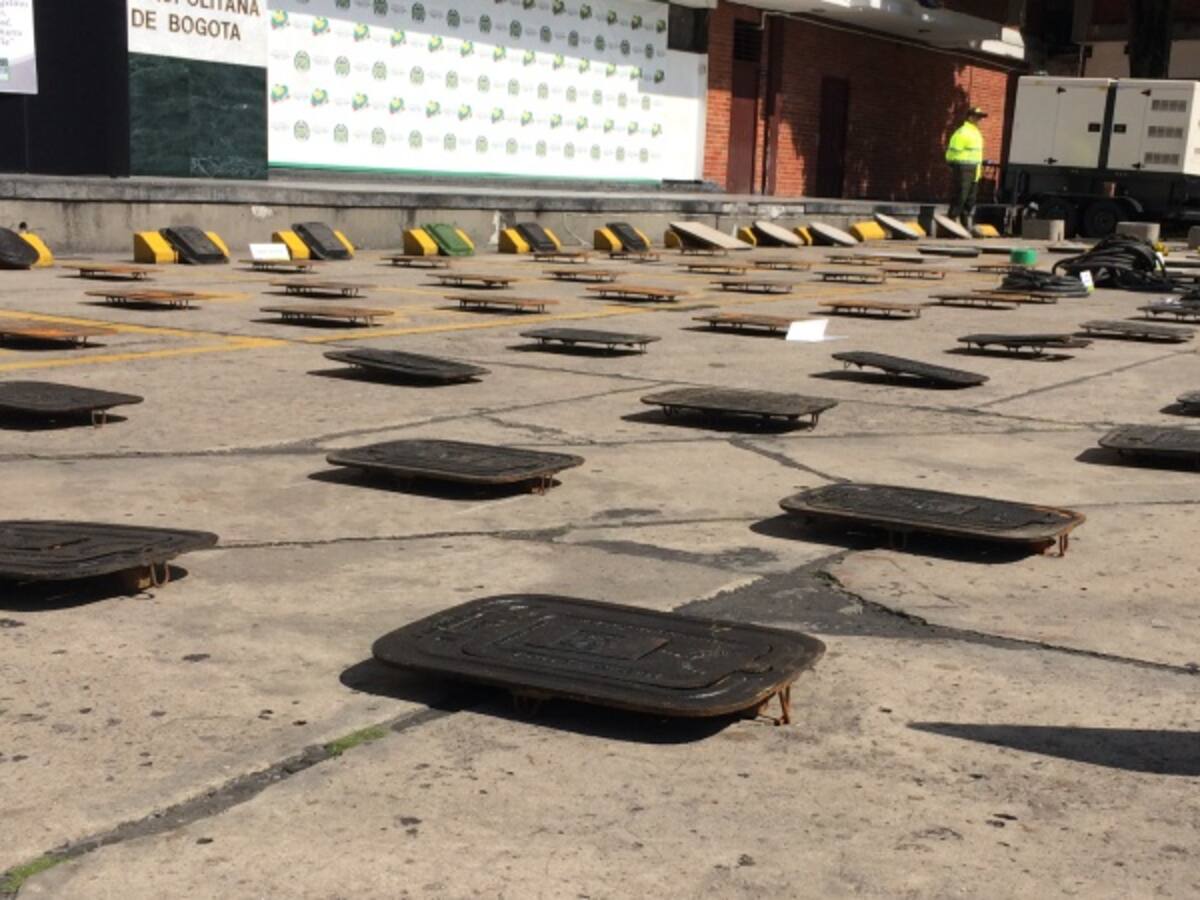 Robo de tapas de alcantarilla deja pérdidas por $3.000 millones al año