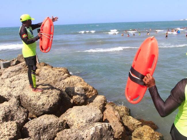 Más de 60 rescates hicieron los salvavidas de Cartagena en inicio de año