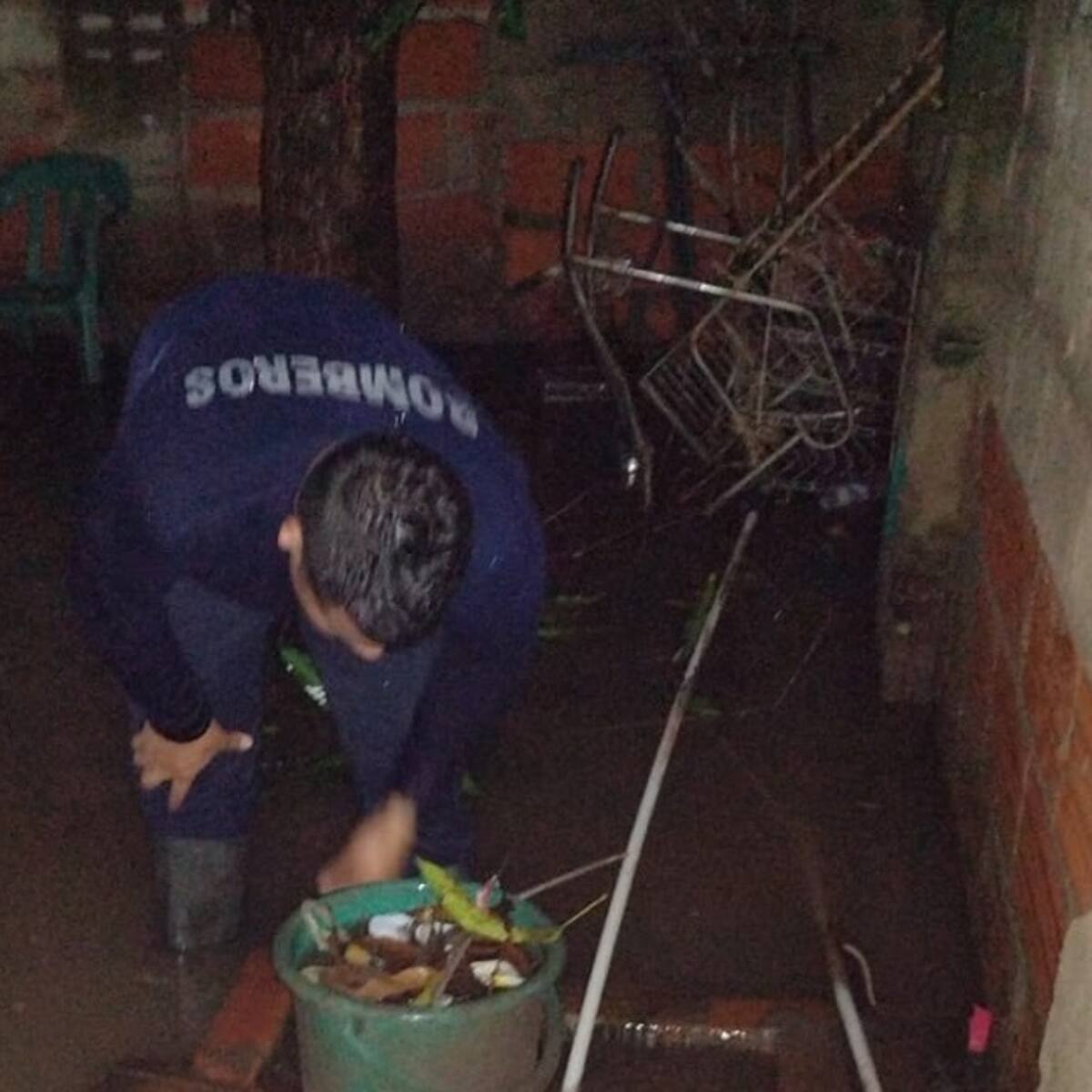 Emergencias en Sabanagrande por fuerte lluvia