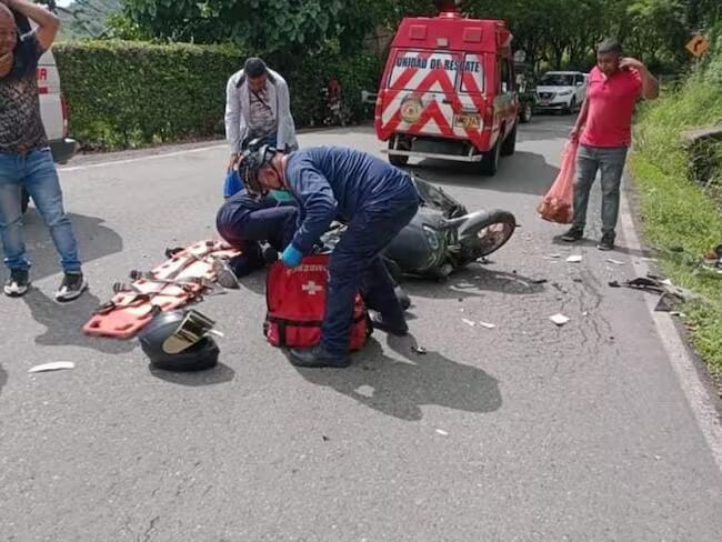 Foto de archivo. Accidente de tránsito en Pensilvania, Caldas