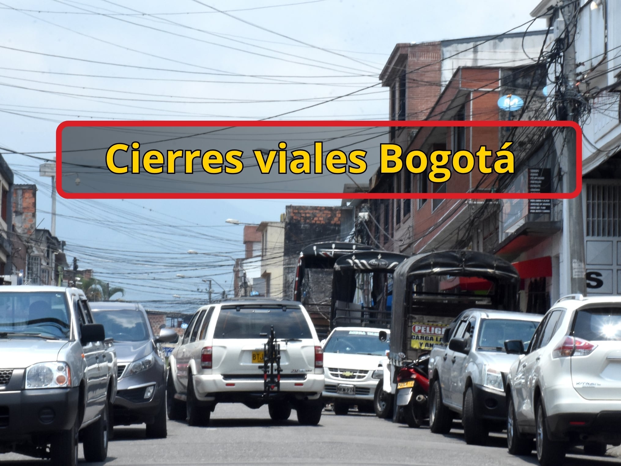 Imagen de referencia del tránsito en Bogotá