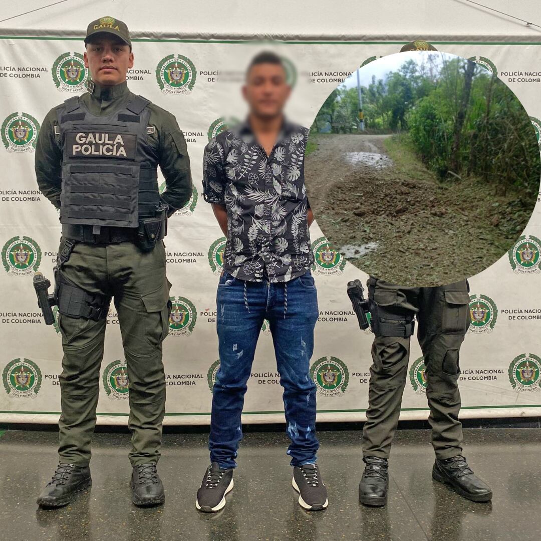 Capturado alis Pipe- foto policía Antioquia