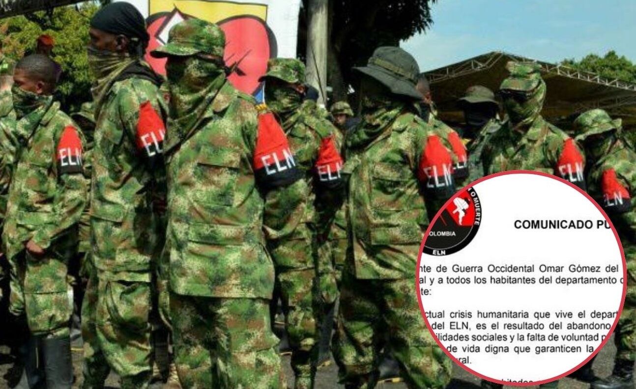 ELN anuncia el fin del paro armado en el departamento del Chocó