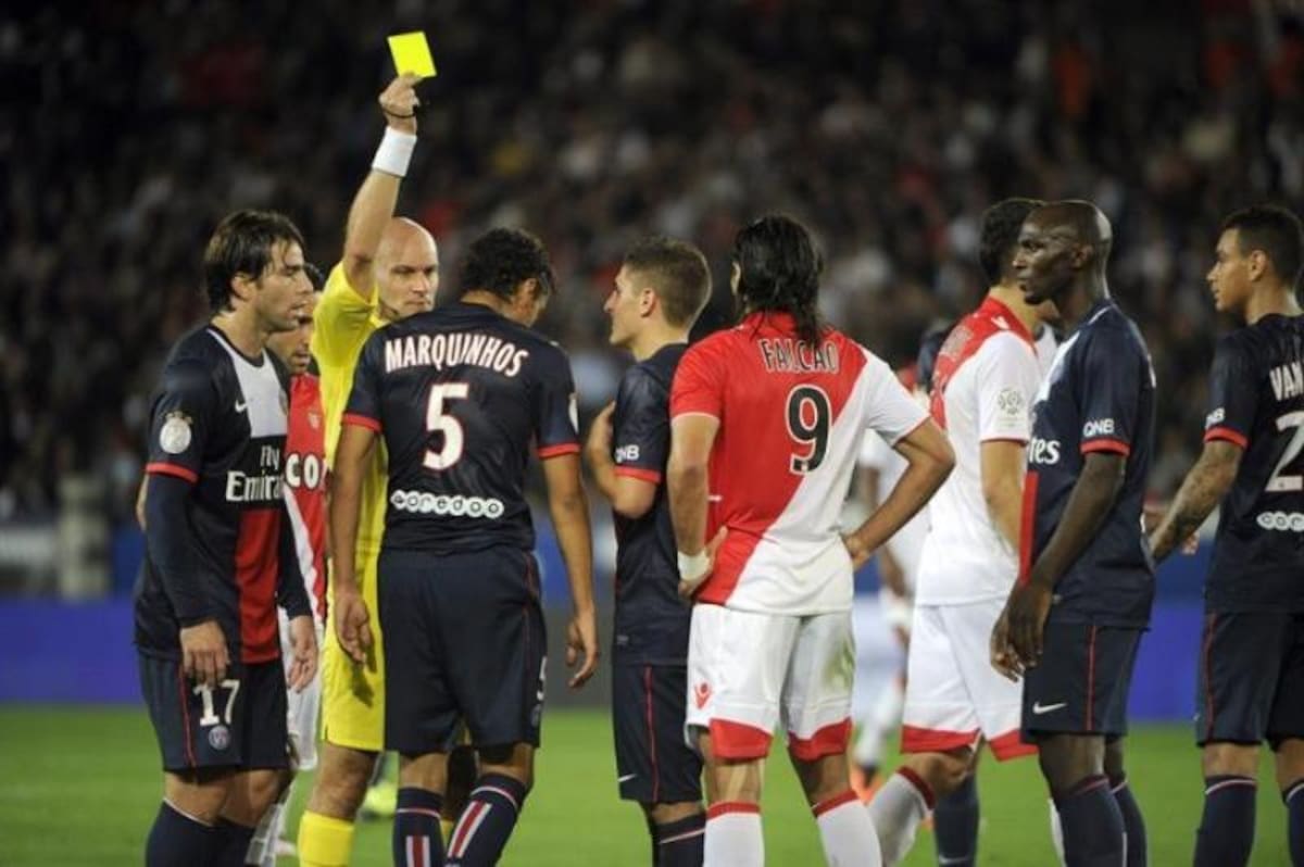 PSG y Mónaco empataron a un gol en el Prque de los Príncipes. Mónaco sostuvo el liderato gracias al empate conseguido por Falcao García.