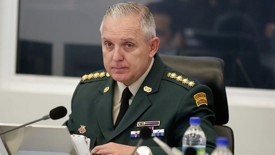 General Alberto José Mejía, comandante de las Fuerzas Militares. Foto: Colprensa