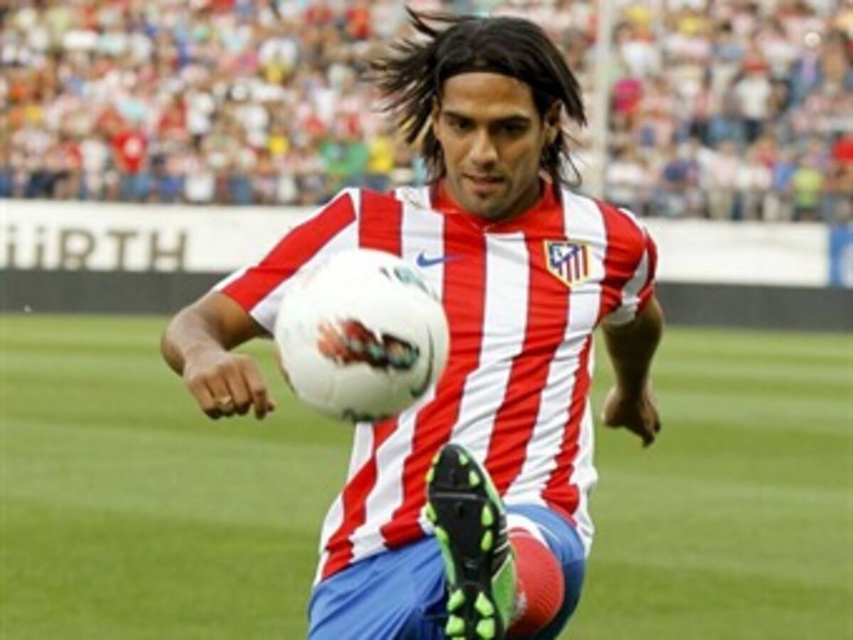 Falcao García fue presentado como nuevo jugador del Atlético de Madrid