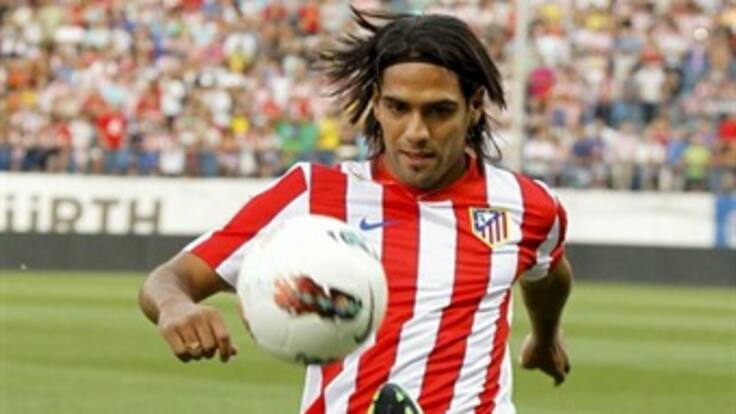Falcao García fue presentado como nuevo jugador del Atlético de Madrid