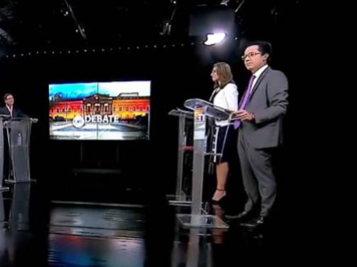 Metro y seguridad, los temas del debate presidencial sobre Bogotá