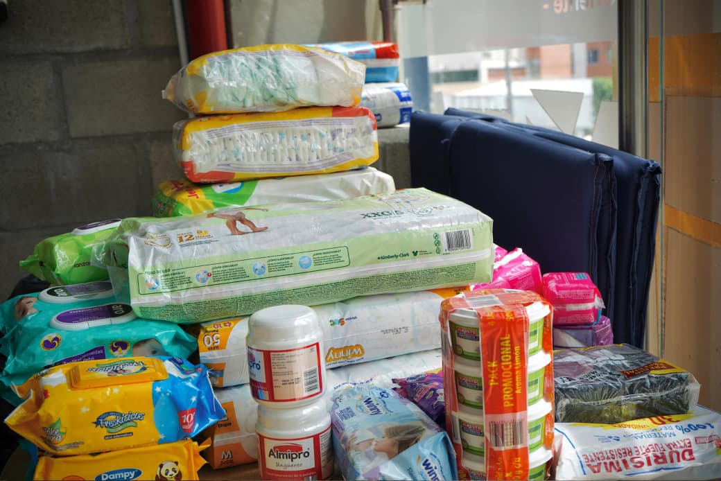 Desde Santander fueron enviadas 125 toneladas de ayudas humanitarias a zonas afectadas. Foto: Gobernación de Santander. 