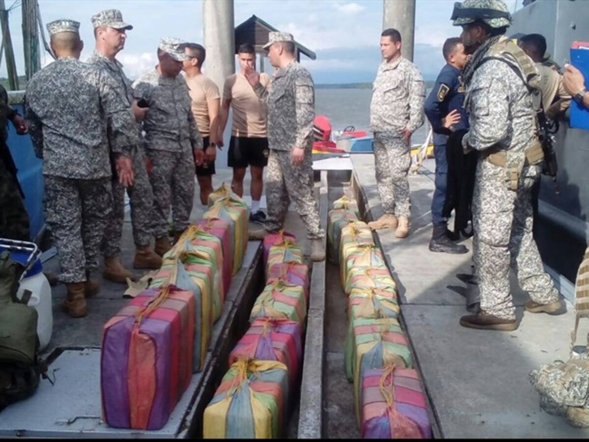Armada incautó más de media tonelada de cocaína en Cauca