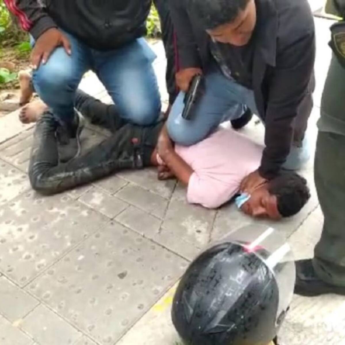 Un capturado en balacera de delincuentes con la Policía en Barranquilla