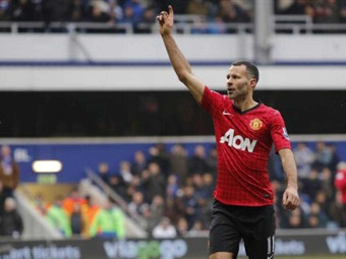 Ryan Giggs está a punto de jugar su partido 1.000 con Manchester United