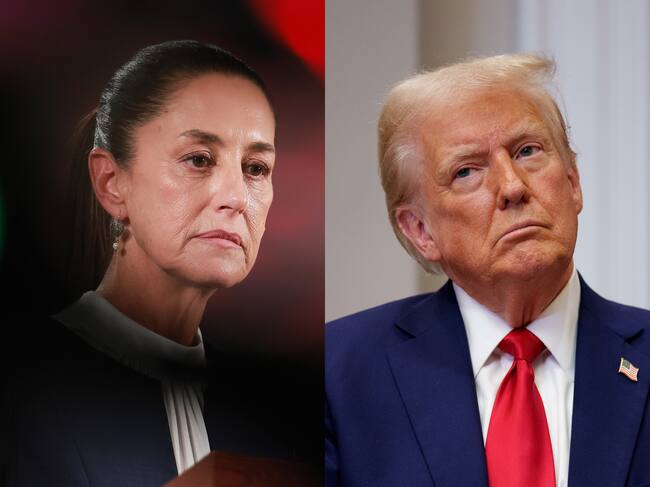 La Casa Blanca asegura que México otorga refugios a grupos narcos y el gobierno Sheinbaum acusa a Estados Unidos de dar armas a estos grupos criminales.
(Foto: Caracol Radio / Getty )