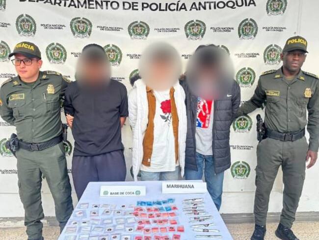 Capturan a dos integrantes de Los del Mesa en operación contra tráfico de estupefacientes en Guatapé