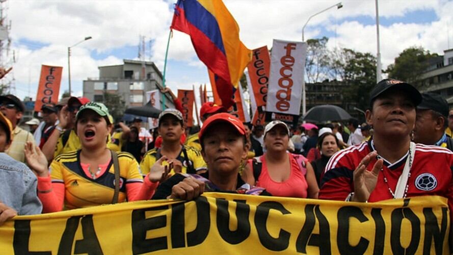 Colegios públicos anuncian paro de 24 horas. Foto: Colprensa