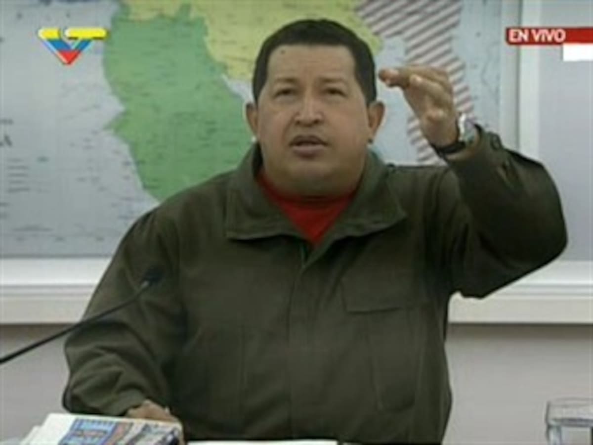 Chávez: si Santos es Presidente de Colombia será una 'amenaza para la paz'
