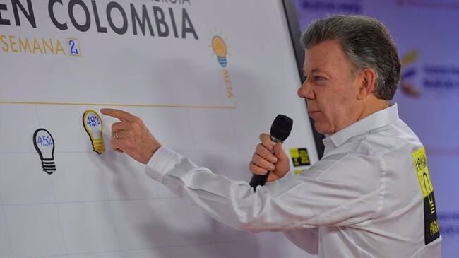 Juan Manuel Santos. Foto: Colprensa