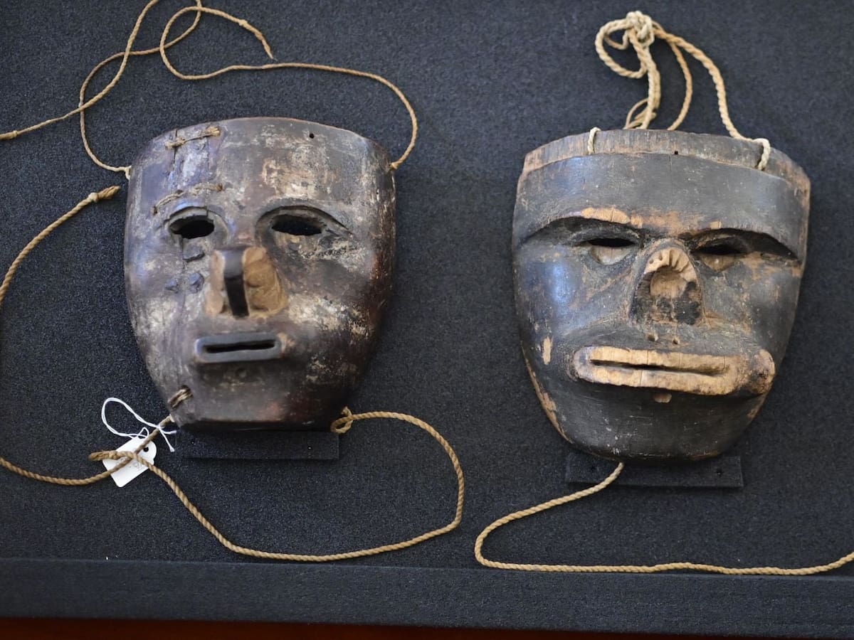 Alemania regresa a Colombia máscaras sagradas del pueblo Kogui