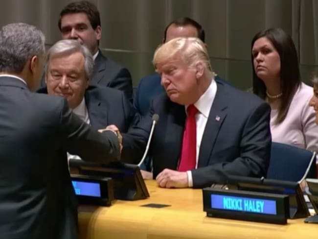 Trump felicita a Duque en la ONU y le pide trabajar para acabar con cocaína