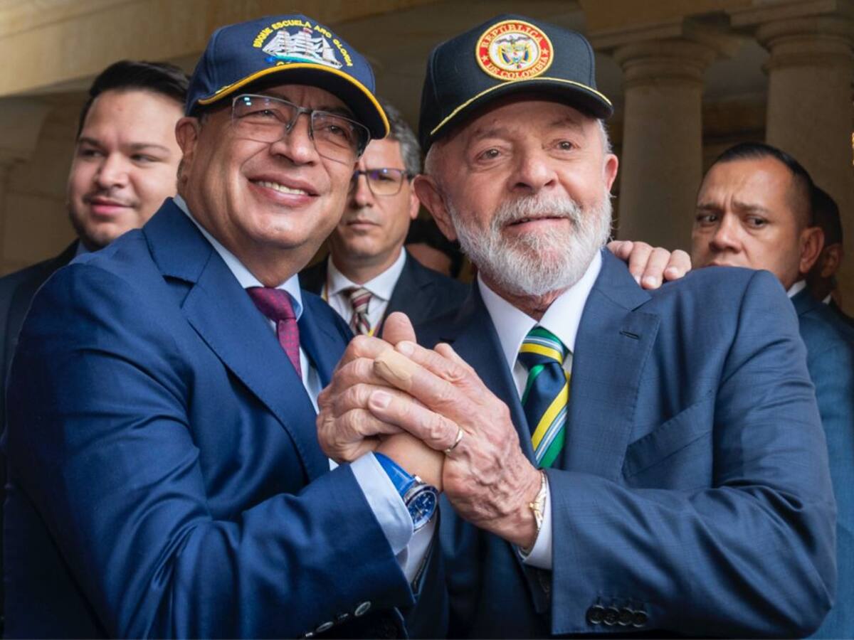 Inicia encuentro de los presidentes Petro y Lula en la Casa de Nariño